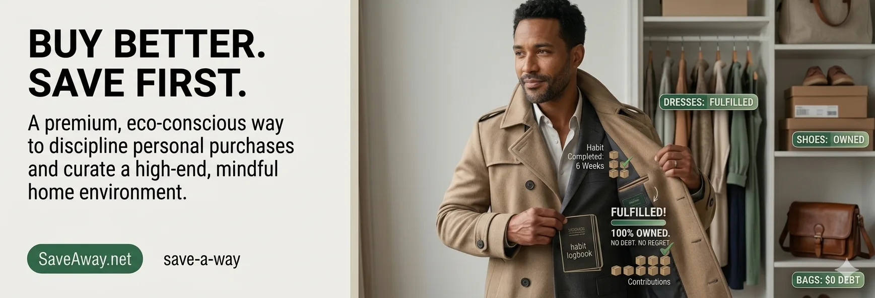 SaveAway® Fashion — buy better, not more